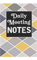 Daily Meeting Notes