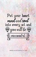 Weekly Success Planner for 2020