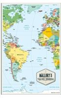 Mallory's Travel Journal: Personalized Travelers Notebook & Planner with Travel Checklist