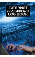 Internet Password Log book: Internet Password Log book - Easy Password Tracker 110 Pages