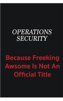 Operations Security because freeking awsome is not an official title: Writing careers journals and notebook. A way towards enhancement