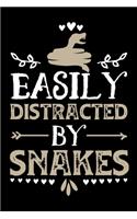 Easily Distracted By Snakes: Personal Planner 24 month 100 page 6 x 9 Dated Calendar Notebook For 2020-2021 Academic Year