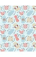 Knitting Graph Paper: 8.5" x 11" 200 pages 2:3 & 4:5 Ratio