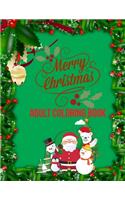 Merry Christmas Adult Coloring Book