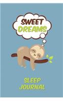 Sweet Dreams Sleep Journal