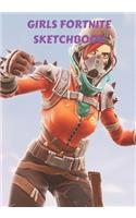 Girls Fortnite Sketchbook: 7 X 10, Personalized Artist Sketchbook: 150 Pages, Sketching, Drawing and Creative Doodling Notebook