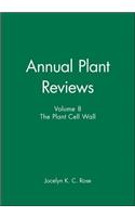 Annual Plant Reviews, The Plant Cell Wall