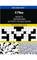 X Files Maze and Crossword Activity Puzzle Book