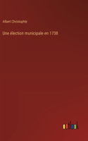 élection municipale en 1738