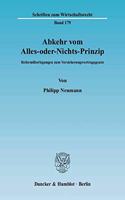 Abkehr Vom Alles-Oder-Nichts-Prinzip