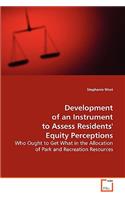 Development of an Instrument to Assess Residents' Equity Perceptions