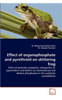 Effect of organophosphate and pyrethroid on skittering frog