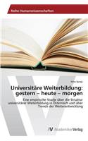 Universitäre Weiterbildung