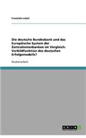 Die deutsche Bundesbank und das Europäische System der Zentralnotenbanken im Vergleich