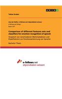 Comparison of different features sets and classifiers for emotion recognition of speech: Vergleich von verschiedenen Merkmalssätzen und Klassifizierern zur Emotionserkennung von Sprache