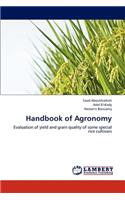 Handbook of Agronomy