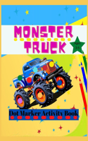 Monster Truck Dot Marker Activity Book