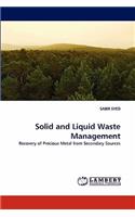 Solid and Liquid Waste Management