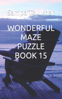 Wonderful Maze Puzzle Book 15