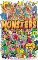 Monster Doodles Coloring Book