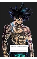 Composition Notebook: DBZ Son Goku Dragon Ball Super Z Soft Glossy Cover College Ruled Lined Pages Book for Boys 6 x 9 Inches 110 Pages: Paperback