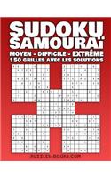 Sudoku Samouraï - Moyen - Difficile - Extrême
