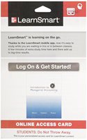 Learnsmart Access Card for Introduction to Managerial Accounting