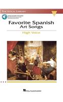 Favorite Spanish Art Songs Book/Online Audio: The Vocal Library High Voice