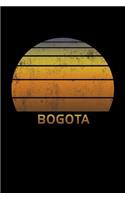 Bogota: Wide Ruled Notebook Paper For Work, Home Or School. Vintage Sunset Note Pad Journal For Family Vacations. Travel Diary Log Book For Adults & Kids Wi