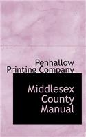 Middlesex County Manual: (English)