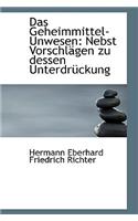 Das Geheimmittel-Unwesen