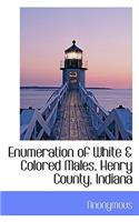 Enumeration of White & Colored Males, Henry County, Indiana