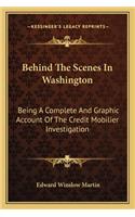 Behind The Scenes In Washington