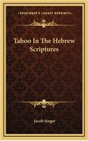 Taboo in the Hebrew Scriptures