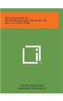 Explorations in Entrepreneurial History, V8, No. 1-4, 1955-1956