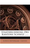 Staatsrechnung Des Kantons Schwyz ......