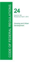 Code of Federal Regulations Title 24, Volume 1, April 1, 2015: (English)