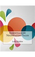 Essentials of Negotiating Sales