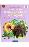 BROCKHAUSEN Craft Book Vol. 5 - The Great Craft Book: Window Sticker & Cutting out: Easter Stars: Animals in the Zoo(5 Easter Stars: Animals in the Zoo)