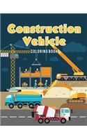 Construction Vehicle Coloring Book