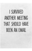 I Survived Another Meeting That Should Have Been An Email