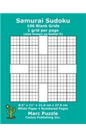 Samurai Sudoku - 106 Blank Grids