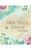 SOAP Bible Study Journal-Easy & Simple Guide to Scripture Journaling-Bible Study Workbook 100 pages Book 8