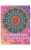 50 Mandalas Adults Coloring Book