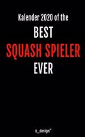 Kalender 2020 für Squash Spieler