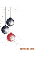 Notebook Lined: Christmas ball: Notebook Journal Diary, 120 pages, 8" x 10"