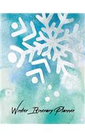 Winter Itinerary Planner: Vacation Planner, Trailer Travel Log Record, Camping Diary Notebook, Holiday Planning, Journal, Travel Planning, Travel Itinerary, Family Vacation, 