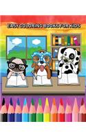 Easy Coloring Books For Kids