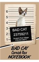 Bad Cat Cornish Rex Notebook