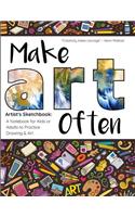 Artist's Sketchbook a Notebook for Kids or Adults to Practice Drawing & Art